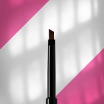 Pensula de unghii Staleks pentru gel, oblica, din par sintetic, lungime 7 mm, model NBE-10